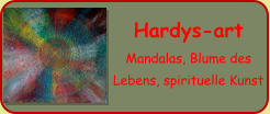 Hardys-art Mandalas, Blume des Lebens, spirituelle Kunst